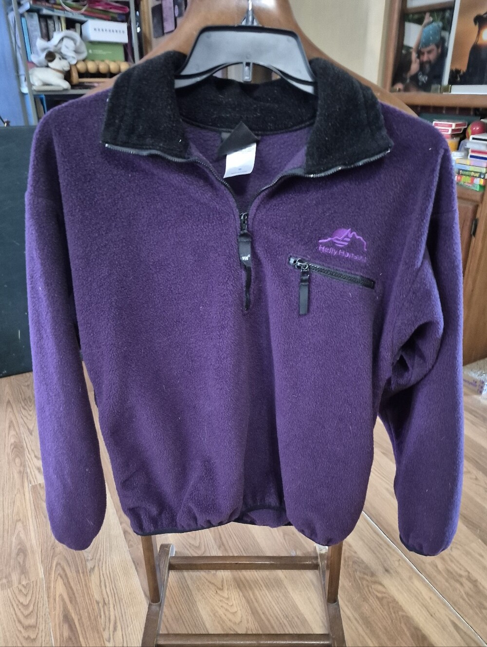 Helly Hansen Purple Fleece Quarter-Zip Pullover